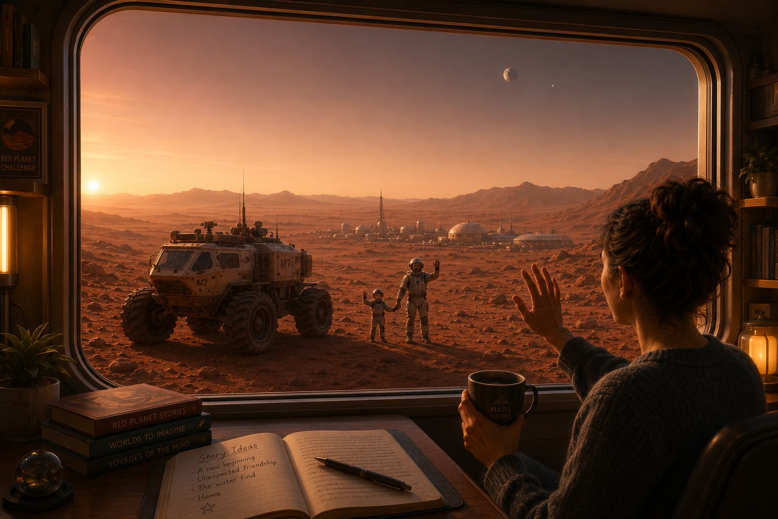 An imaginative vision of Mars